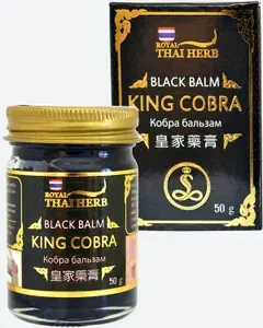 Royal Thai Herb черный тайский бальзам Кобра, 50гр