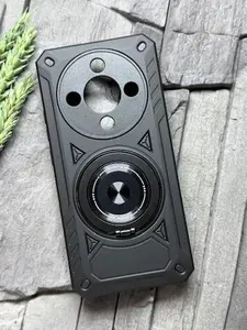 Чехол противоударный для Honor X9d ( Хонор Х9Д , Икс9д ) с функцией подставки , с кольцом-держателем, ударопрочный, усиленный , черный