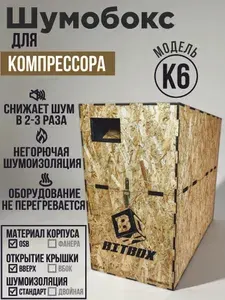 Шумобокс для компрессора. OSB. K6