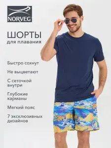 Плавки купальные шорты Norveg Swimwear, 1 шт