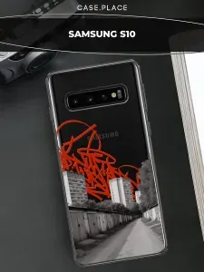 Чехол на Самсунг S10 граффити