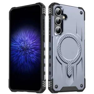 Чехол для Samsung S24+ / S25+ Starship Gray с поддержкой беспроводной зарядки