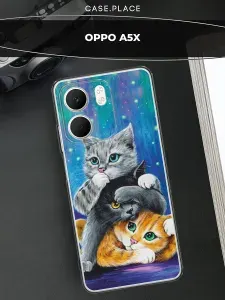 Чехол на ОППО А5х с котиками