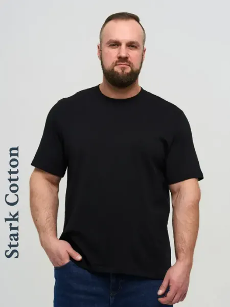 Stark Cotton Футболка однотонная больших размеров