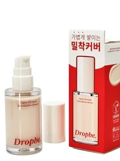 DROPBE Foundation Cover Pick SPF50+ корейский увлажняющий тональный крем с лёгкой текстурой