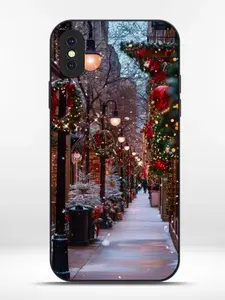 Новогодний чехол для телефона iphone x