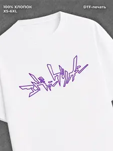 Футболка с принтом Evangelion 1 шт