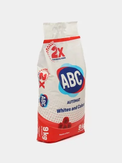 Стиральный порошок ABC, автомат, страсть розы, 9 кг - Стиральные порошки