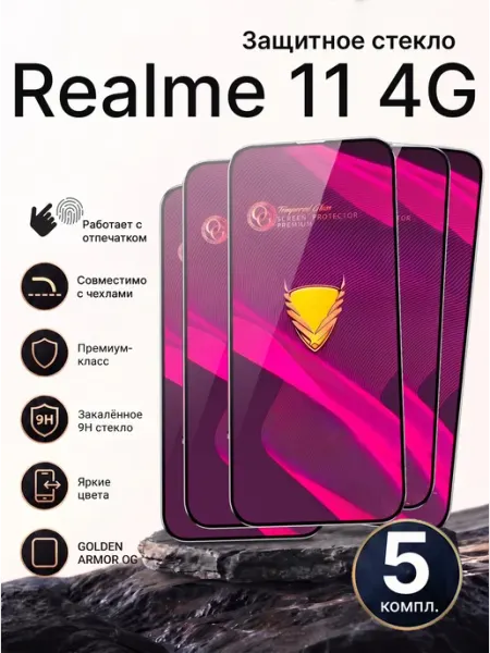 Защитное стекло на Realme 11 4G Ru Store