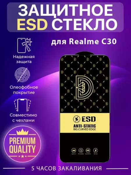 Защитное стекло на Realme C30 Ru Store