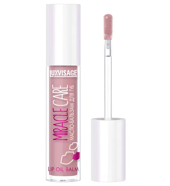 Бальзам для губ масло LUXVISAGE MIRACLE CARE тон 101 POWDER ROSE