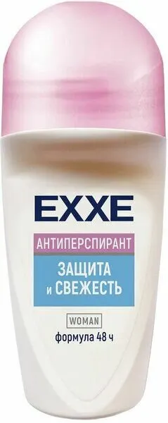 EXXE Женский дезодорант антиперспирант - ролик Защита и свежесть, 50 мл