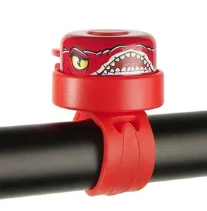 Звонок для велосипеда самоката беговела на силиконовом ремешке Crazy Safety Red Dragon детский