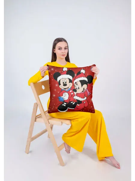 CrazyStore Подушка квадратная Микки Маус