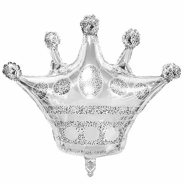 Фольгированный шар Корона серебряная, 99 см