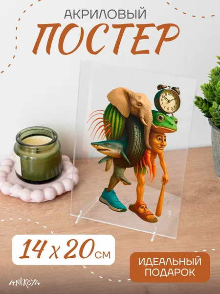 Акриловый постер итальянские мемы