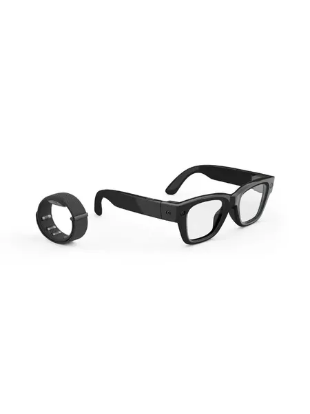 Очки Ray-Ban "Display Black Standart", для смартфонов, черные, сенсорная панель