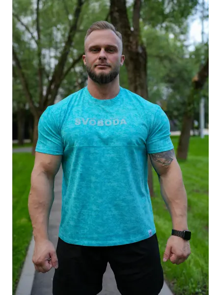 FREEDOM CREW Футболка спортивная c закрытым шов "SVOBODA"