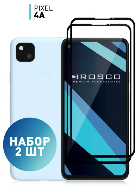 Защитное стекло на Pixel 4A Rosco