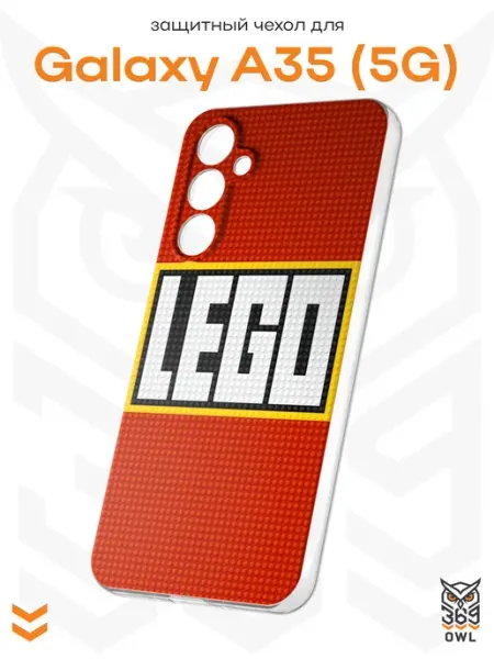 Чехол на Samsung Galaxy A35 (5G) с принтом LEGO OWL369