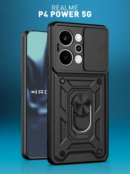 Чехол на Realme P4 Power 5G с защитой камеры, противоударный Rosco