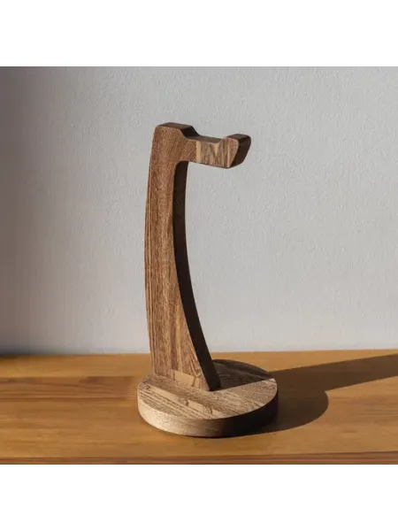 Подставка для наушников из дерева Коричневая Harmonix Stands