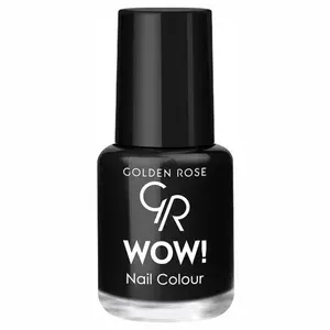 Golden Rose Лак для ногтей WOW, тон 089 черный