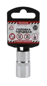 Головка 1/2 12-и гр. 16 мм L 38 мм, ARNEZI R0310016