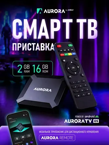 Смарт ТВ приставка X96Q (Андроид 10, 4К, 2/16 Гб)