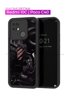 Чехол на Xiaomi Redmi 10C / Poco C40 / Сяоми Редми 10с / Поко С40 с принтом, Luxury стиль