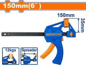 Струбцина быстрозажимная 150х35 мм WADFOW WCP4376