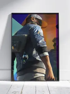 Плакат на стену для интерьера Вотч Догс (Watch Dogs 2 - Маркус Холлоуэй 4) - Постер по игре формата A4 (21x30 см)