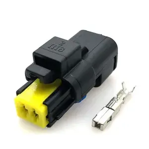 Разъем 211PC022S0049 2-х контактный к датчику температуры, воздуха, повторителю поворотов для а/м Renault,Peugeot,Citroen