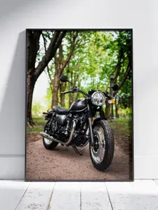 Плакат на стену для интерьера Мотоцикл (Kawasaki W800 3) - Постер по мото и байкам формата A4 (21x30 см)