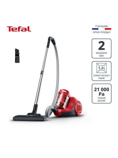 Пылесос с контейнером для пыли Tefal Swift Power Cyclonic TW2913EA