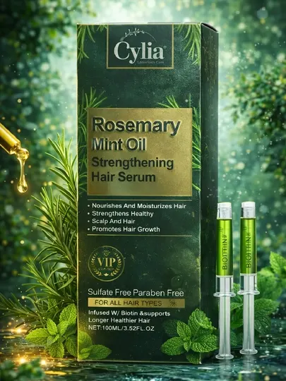 Cylia Rosemary Mint Oil Strengthening Hair Serum укрепляющая сыворотка для роста волос
