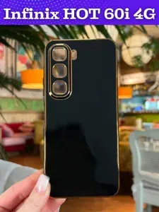 Чехол на Infinix Hot 60i 4G / Инфиникс Хот 60i 4G силиконовый inli (Чёрный)