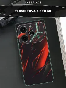 Силиконовый чехол на Tecno Pova 6 Pro 5G / Текно Пова 6 Про стильный