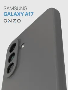 Чехол на Самсунг A17 матовый черный Чехол Samsung A17 ONZO