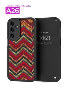 Чехол на Samsung Galaxy A26 / Самсунг Галакси А26 с принтом, Вязаный узор