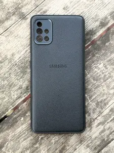 Чехол для Samsung A51 (A515F) / чехол на Самсунг А51, Premium кожаный, плотный, противоударный, защита камеры