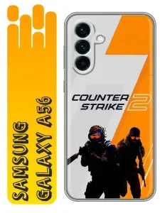 Чехол для Samsung Galaxy A56 с принтом Counter Strike Контер Страйк на Самсунг Галакси A56