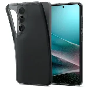 Чехол Spigen на Samsung Galaxy S26 Plus (ACS10702) Liquid Crystal / Спиген чехол для Самсунг Галакси С26 Плюс Прозрачный/Серый