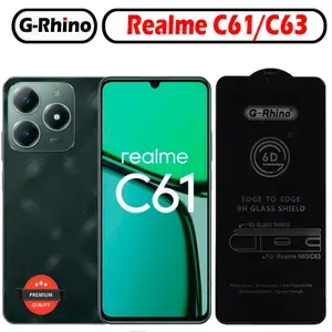 Защитное стекло G-Rhino для Realme C61 / C63 / C51 / C53