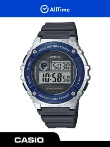 Часы наручные мужские Casio Collection W-216H-2A / Часы электронные кварцевые спортивные с секундомером