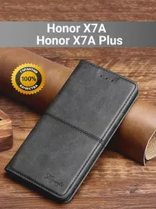 Чехол книжка elitcase на Honor X7A и Honor X7A Plus / Хонор Х7А и Хонор Х7А + (Черная)