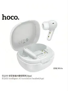 Hoco Умные наушники с переводчиком EQ100, белый