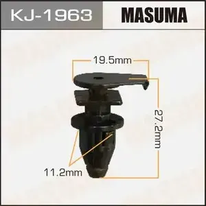 Клипса автомобильная автокрепеж subaru forester 96-07 kj-1963 masuma