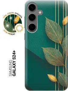 Силиконовый чехол на Samsung Galaxy S24+ с принтом "Природное великолепие"