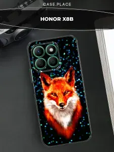 Силиконовый чехол на Honor X8B / Хонор Х8B с лисой